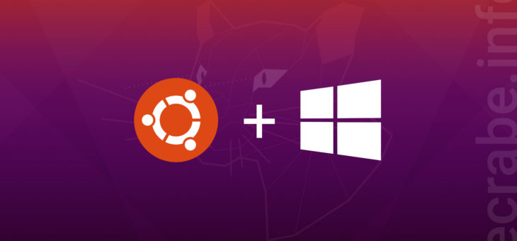 Installer Ubuntu 20.04 LTS en dual-boot avec Windows 10 – Le Crabe Info