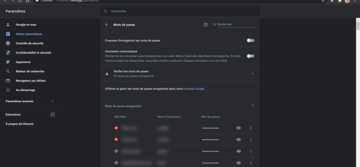 Google Chrome : comment vérifier si vos mots de passe sont compromis ?