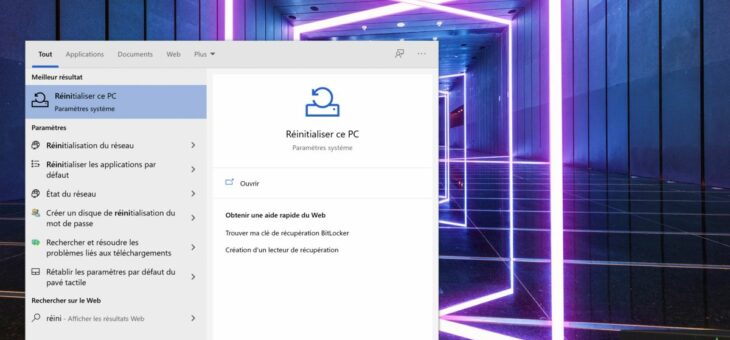 Tuto – Comment réinitialiser son PC sous Windows 10 ? – Les Numériques