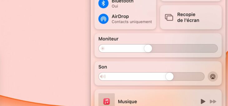 Comment configurer le centre de contrôle de macOS